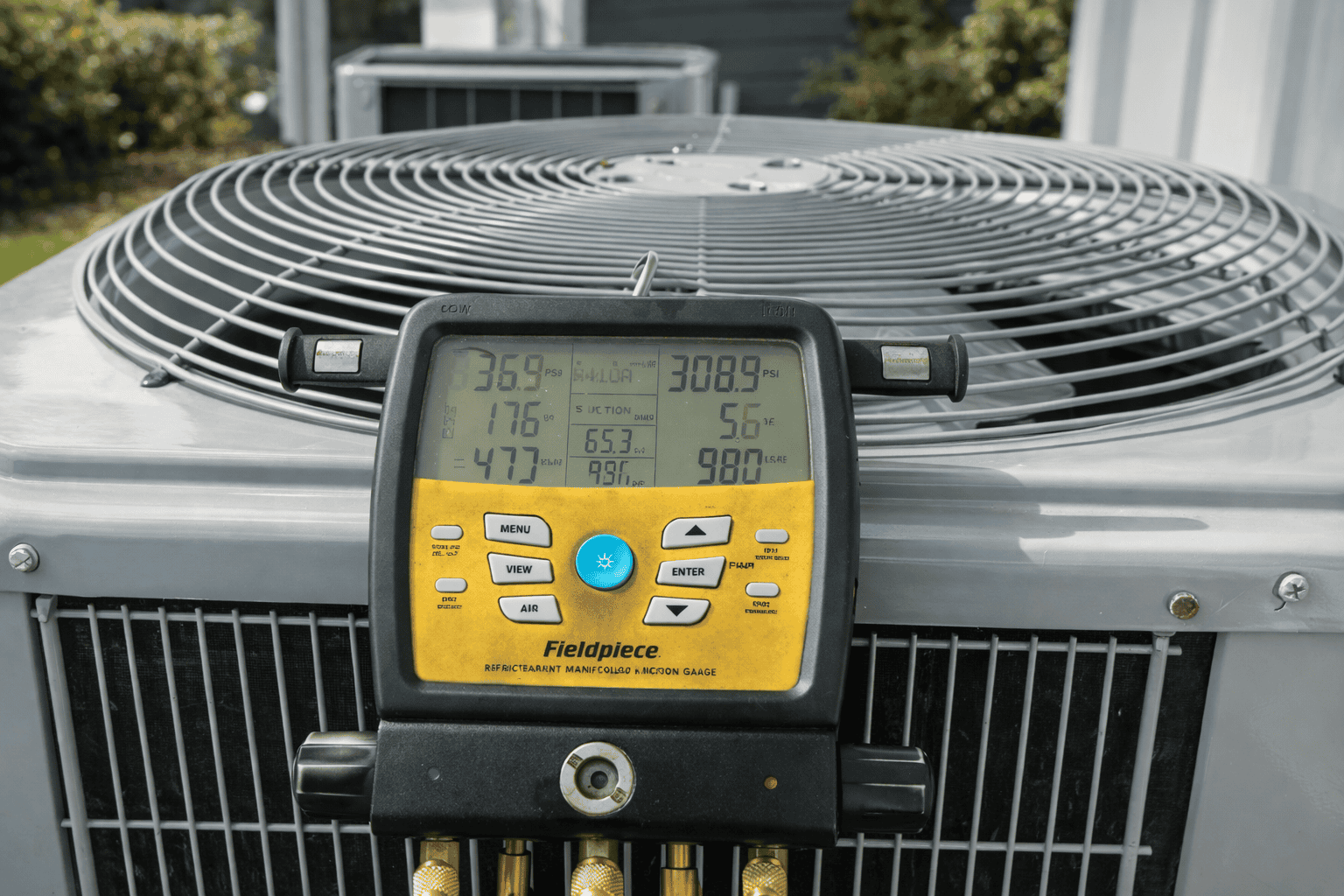 Homeowner reviewing HVAC financing and comfort options