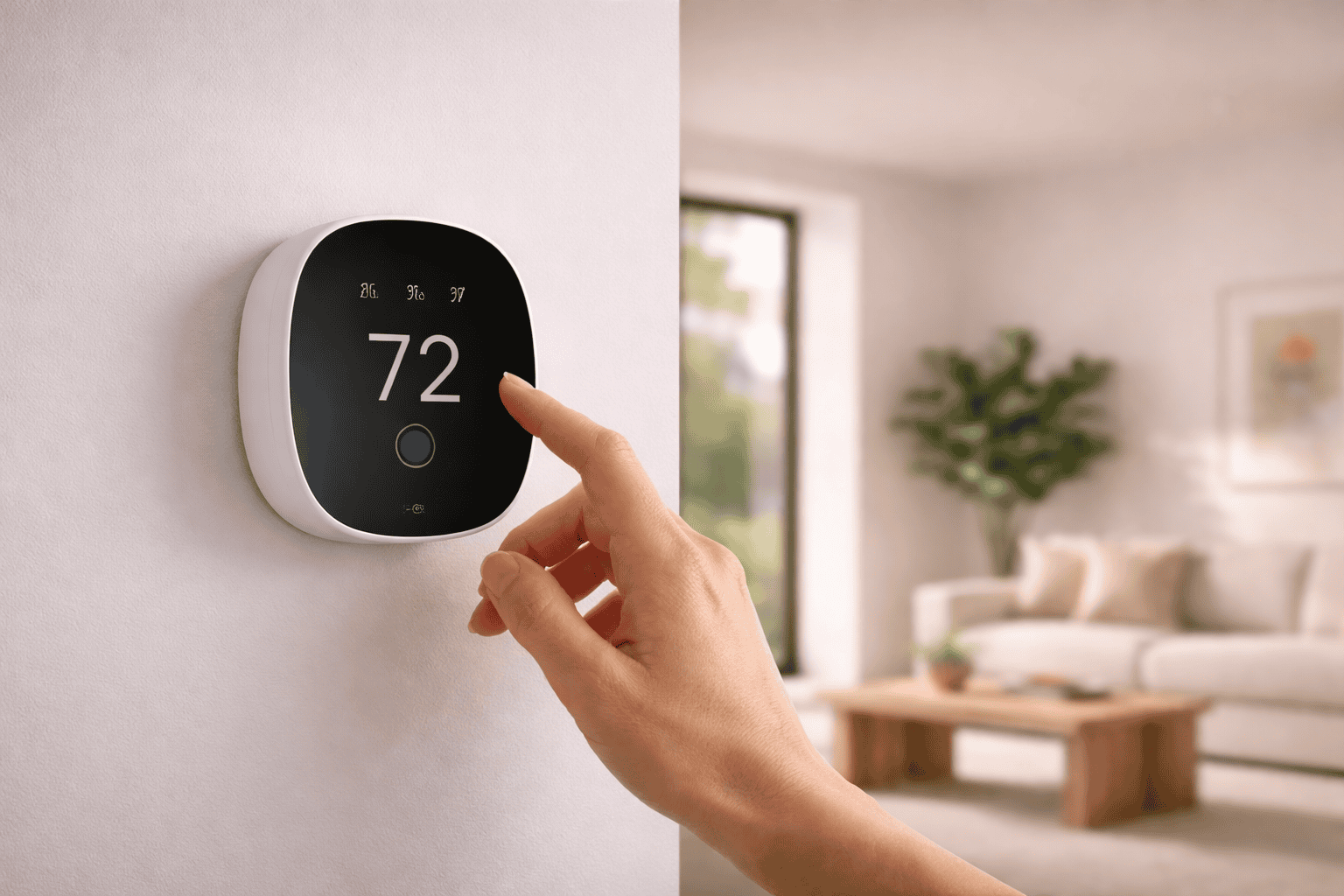 Smart thermostat HVAC upgrade