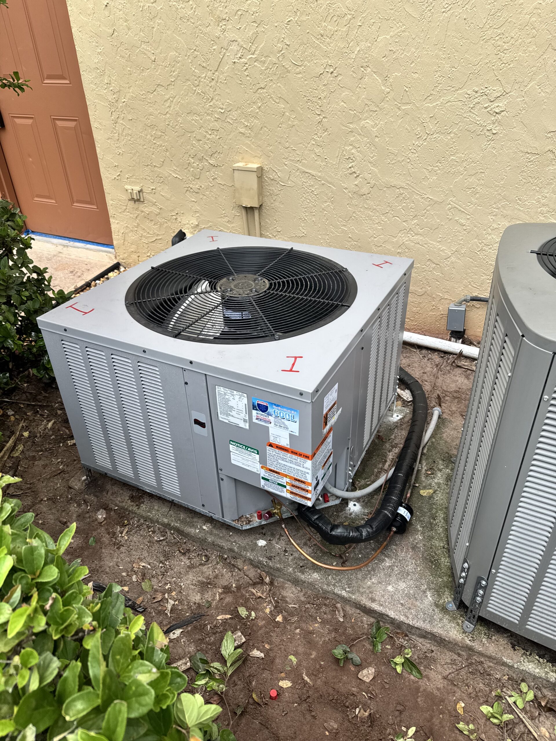HVAC installation upgrade completed by Interstate Mechanical in Florida