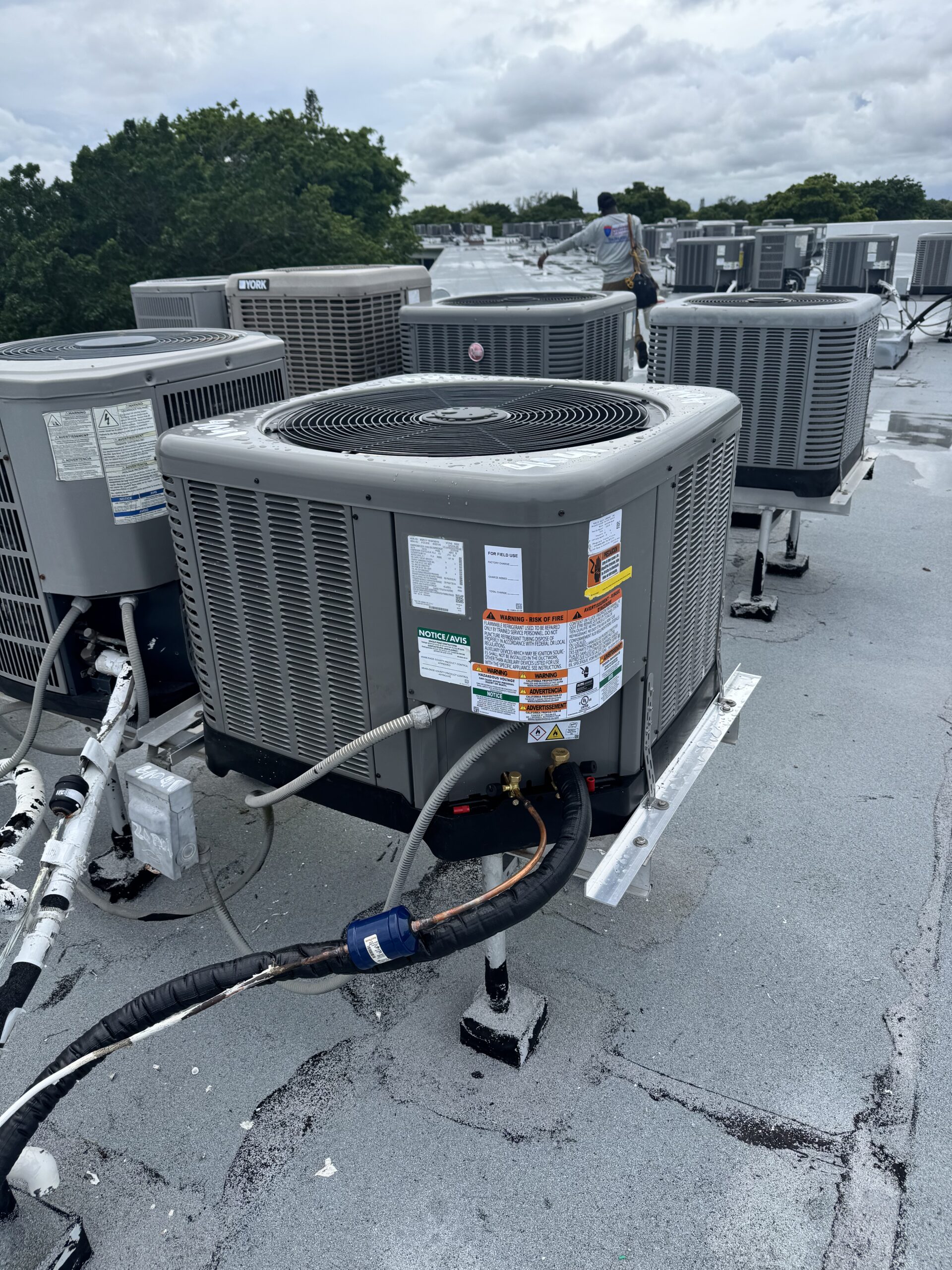 Commercial HVAC airflow correction project completed by Interstate Mechanical in Florida